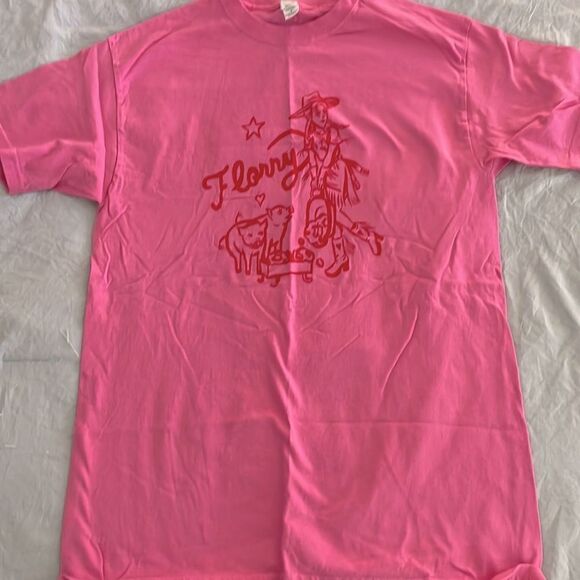 Florry Band Pink Graphic Tee Retro Music Band Concert Shirt Size M - Picture 1 of 8